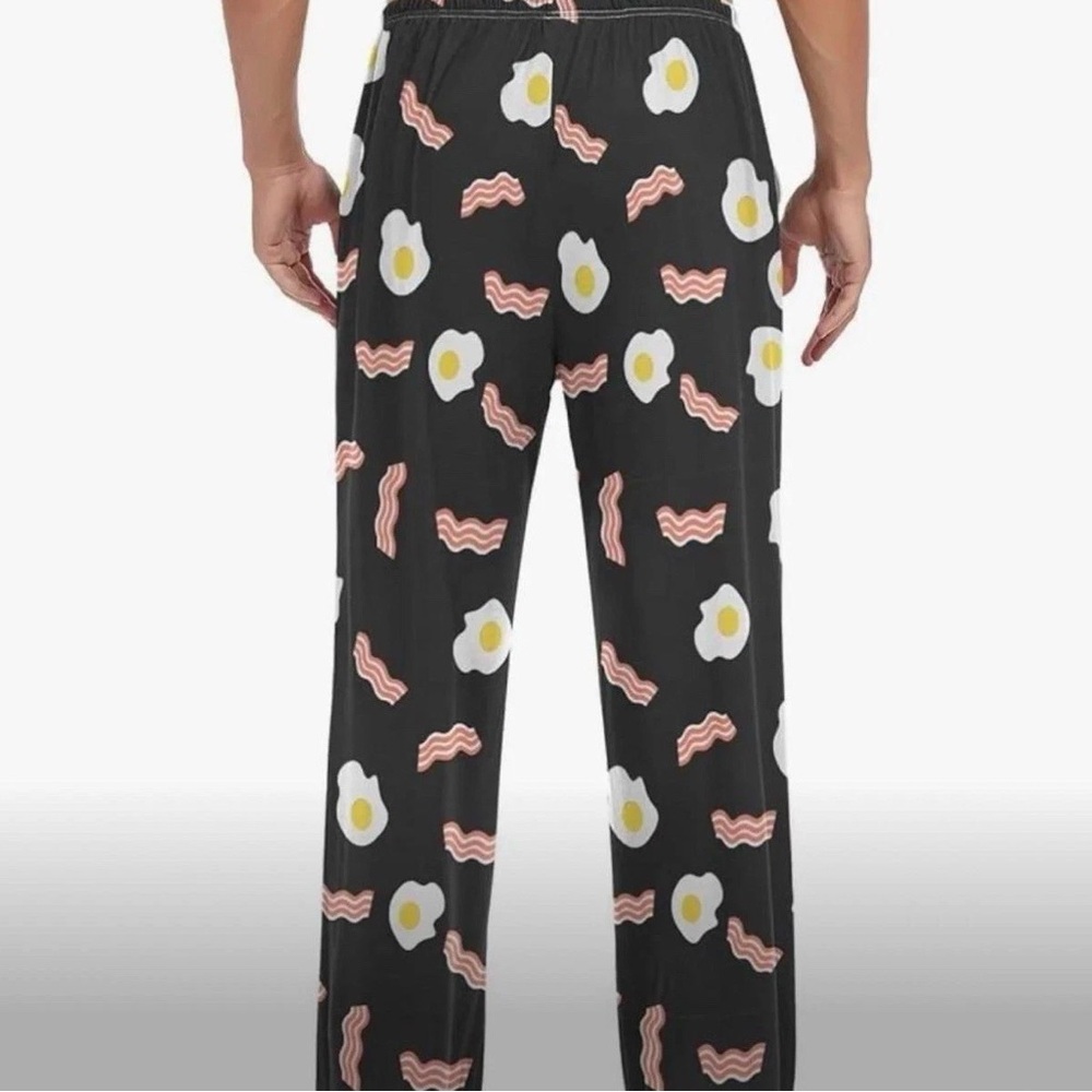 Lazy One Snackin' and Relaxin' Black Pajama Pants